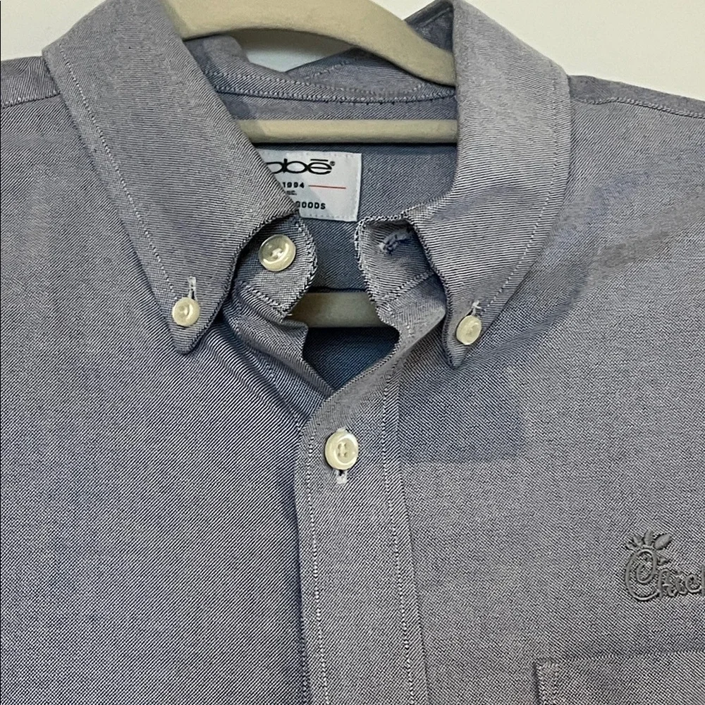NWT Men's Chick-fil-A Dress Shirt Jaden medium‎ blue Size Medium M